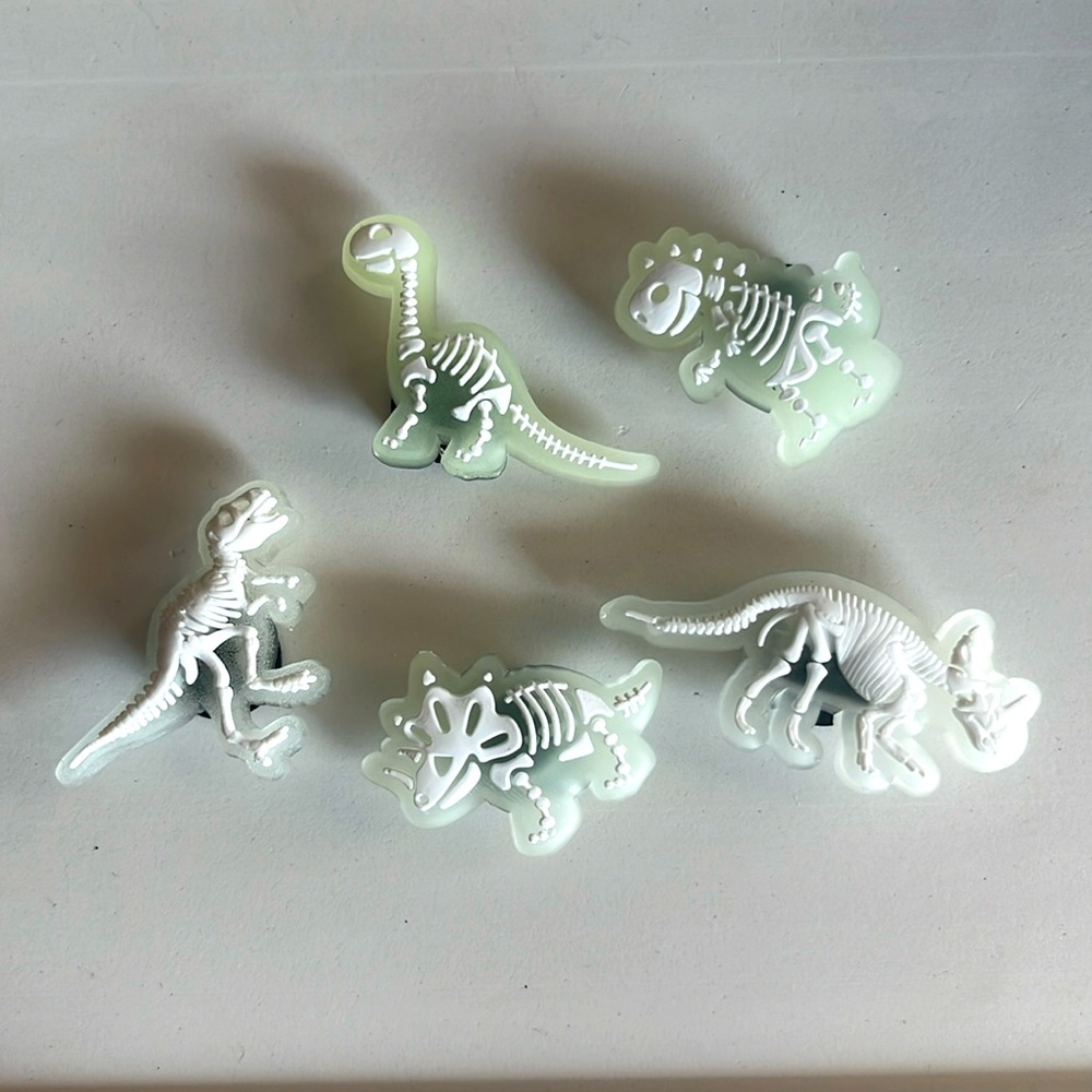 🦕🦖Dinosaur GLOW-Croc Charm
